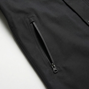 Abrigo largo con capucha negro |   Chaqueta Impermeable para Lluvia |   Gabardina Oversize Estilo Urbano |   Fabricante OEM Personalizado - Product Image 4