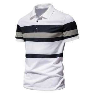 Chemises polo pour hommes de qualité supérieure, 100% coton, respirantes, séchage rapide, sur mesure, en vente en ligne - Product Image 1