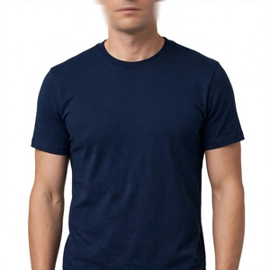 เสื้อยืดผู้ชายคอตตอน 100% ออกแบบเองได้ แขนสั้น คอกลม ทรงปกติ สวมใส่สบาย ผ้าเจอร์ซีย์ถัก สีพื้น ระบายอากาศได้ดี ย้อมสีเรียบ BD - Product Image 6