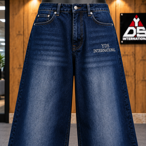 Pantalones Anchos Holgados para Hombre, Estilo Casual, Algodón Lavado, Tallas Grandes, Corte Holgado, Estilo Moderno Urbano - Product Image 4