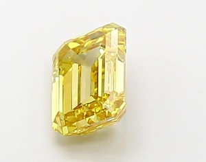 Fournisseur B2B de diamants de laboratoire de qualité supérieure, couleur émeraude jaune intense, 0,98 carat, pureté VS1, taille excellente, pour la revente directe aux bijoutiers. - Product Image 3