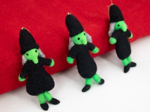 Wholesale Felt <b>Witch</b> with Black Hat Ornament Spooky Halloween Hanging <b>Decor</b> Gift Set - Product Image 3