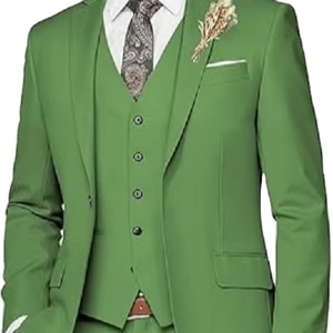 Slim Fit Groom Wedding <b>Suit</b> Pant Coat Luxury Design - Product Image 1