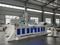 Machine de fraisage et de découpe CNC industrielle 5 axes ATC avec commande Syntec et moteur intégré pour fraisage et découpe 3D, taille 1325, multifonctionnelle