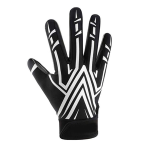 <b>Game</b> Day Lightweight Sportswear American Football Receiver Gloves Hand Grips Non-Slip Silicone Grip Breathable Adjustable Wrist - Product Image 4