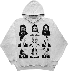 Hoodie surdimensionné de haute qualité à épaules tombantes, coupe courte et carrée, style streetwear gothique, effet délavé soleil et délavé à l'acide, avec impression DTG personnalisée - Product Image 6