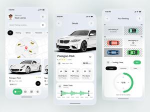 Application de réservation de places de stationnement pour trouver, réserver, payer et gérer les places de stationnement avec une disponibilité en temps réel. - Product Image 4