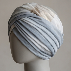 Étole en soie rayée Banarasi (Dupatta) pour femmes, châle-limousine léger et luxueux, respirant, idéal pour l'automne et le printemps - Product Image 3
