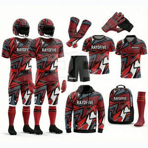 Uniforme Ligero de Fútbol Americano para Equipo, Estilo Tackle Twill para Adultos, Pantalón Corto 100% Poliéster, Antibacterial, Transpirable y de Secado Rápido - Product Image 3