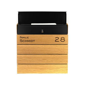 Venta al por mayor personalizable Art Deco montado en la pared de acero inoxidable galvanizado buzón mate con recubrimiento en Polvo inteligente apartamento artículos para el hogar - Product Image 6