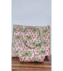 Sac fourre-tout tendance en coton léger, sac fourre-tout multifonction en coton, sac à bandoulière en tissu durable pour le shopping, le bureau, la plage, l'école - Product Image 3