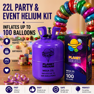 Cilindro de Helio Desechable de 22L para Grandes Eventos y Fiestas, Suministro a Granel, Tanque de Helio Planet de 22L, Certificado CE TPED - Product Image 1