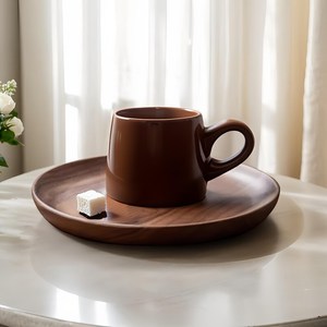 Platos de Madera Personalizados para Servir, Bandeja de Madera Natural Duradera, No Tóxica y Segura para Alimentos, para Pan y Frutas, para el Hogar y la Cocina - Product Image 3
