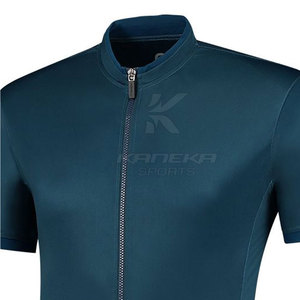 Maillot de sport respirant en polyester 100 % premium avec fermeture éclair, écologique, pour le cyclisme en extérieur, tissu ACTIVE STRETCH 220g - Product Image 4