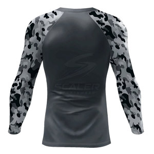 Ropa Deportiva Ligera para Gimnasio, Camiseta de Manga Larga para Hombre, Rashguard de BJJ para Mayor Soporte y Fuerza - Product Image 2