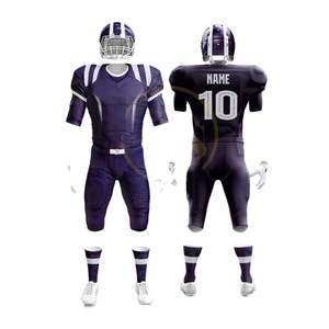 ชุดกีฬาอเมริกันฟุตบอลสำหรับผู้ใหญ่แห้งเร็วชุดเล่นกีฬาขนาดใหญ่พิเศษระบายอากาศได้ดีสไตล์ล่าสุด - Product Image 1