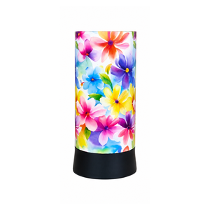 Colorful Floral Table Lamp Decorative LED Bedside <b>Night</b> <b>Light</b> Modern Accent Lamp for Bedroom Living Room Office Home Decor Gift - Product Image 1