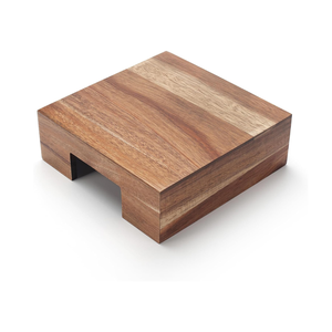 Premium Acacia Wooden Square Napkin Holder Tissue Box Holder <b>Kitchen</b> Tissue Holder Wholesale Price from Vietnam - Product Image 2