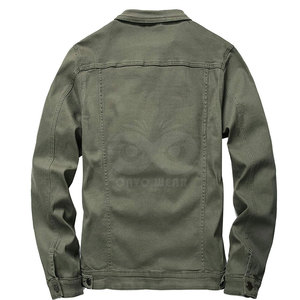 บริการ OEM เสื้อแจ็คเก็ตยีนส์ผู้ชายคุณภาพสูง ออกแบบตามสั่ง ดีไซน์ใหม่ ระบายอากาศได้ดี เสื้อแจ็คเก็ตยีนส์ฤดูหนาวสำหรับผู้ชาย - Product Image 2