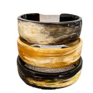 Buffalo Horn Cuff <b>Bracelets</b>: High Quality Handmade Jewelry - Product Image 1