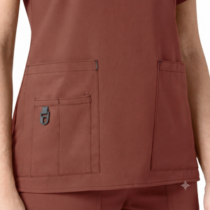 Vente en gros directe d'usine, blouses médicales unisexes en toile de rayonne de haute qualité, personnalisées, à manches courtes - Product Image 4