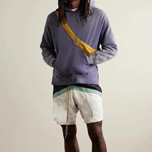 Conjunto deportivo de 2 piezas de poliéster/nailon para hombre, cortavientos, informal, liso, a prueba de viento, para verano. - Product Image 3