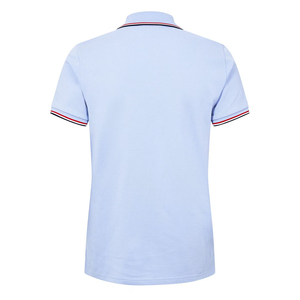 Polo en coton léger pour hommes, col côtelé, tissu doux, décontracté, mode d'été, vêtements confortables à manches courtes - Product Image 3