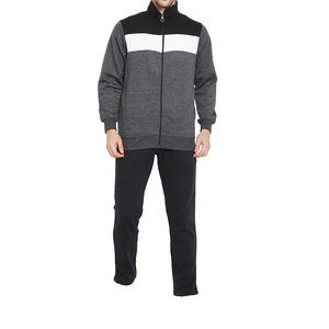 2026 Custom Men's Color Blocking Tracksuit Set Full Sleeve Stand Collar <b>Zipper</b> <b>Jacket</b> Casual Breathable Autumn Wear Adult Size - Product Image 1
