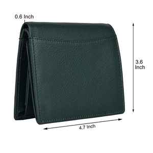 กระเป๋าสตางค์หนังแท้สีดำสำหรับผู้ชาย ดีไซน์หรูหรา ทำมือ ทรงบาง - Product Image 3