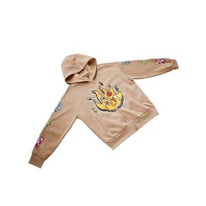 Sweat-shirts à capuche coupe-vent 100 % polyester personnalisables pour hommes, écologiques, style décontracté streetwear, motif uni, vente en gros - Product Image 3