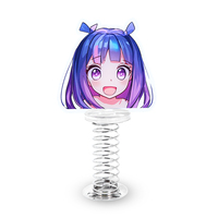 Tête de Bobble Personnalisée en Acrylique Dessin Animé Anime en Plastique Acrylic Bobbleheads Standee avec Impression UV Logo