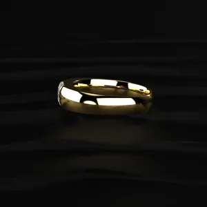 Bague solitaire en diamant taille princesse pour homme, 0,7 ct, en or jaune, diamant cultivé en laboratoire, bijoux fins pour mariage et fiançailles - Product Image 5