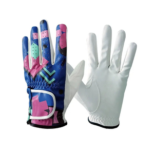 Guantes de Golf Blancos de Piel de Cabretta para Mano Derecha con Agarre, Transpirables, para Deportes al Aire Libre, Venta al Por Mayor - Product Image 4
