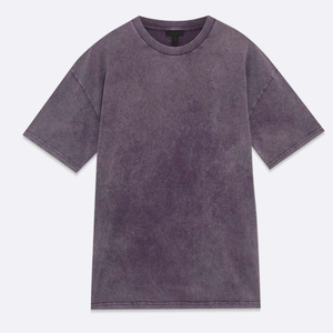 Camiseta de hombre con lavado ácido, estilo moderno, precio asequible, sostenible, para verano, fabricación antibacteriana. - Product Image 4