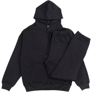 Ensemble survêtement personnalisé pour homme : sweat à capuche zippé et pantalon de jogging – Faible MOQ – Tenue décontractée pour la gym et le streetwear - Product Image 2