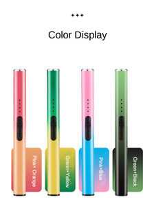 Kitchen BBQ USB Rechargeable Eco-Friendly <b>Custom</b> Candle <b>Lighters</b> Dericsson Hot Selling Electric Type C Metal <b>Lighter</b> - Product Image 2