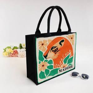 Sac à main décontracté indien fait main de luxe avec accessoires de mode en cristal, poignée perlée multicolore et durable, style baguette, local - Product Image 3
