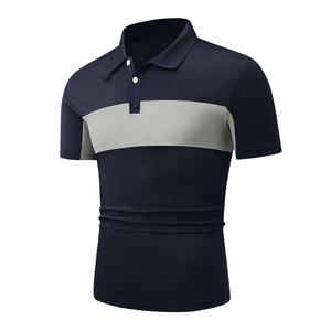 Polo estampado personalizado de manga corta informal para hombre al por mayor camisetas con cuello en contraste nuevo diseño personalizado camiseta de golf para hombre - Product Image 2