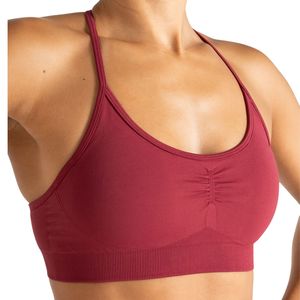 Women Seamless Adjustable Strap Sports Bra Slim Fit Gym Yoga Workout Fitness Activewear Custom Logo Wholesale - Product Image 3