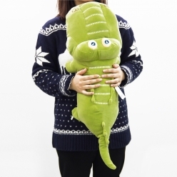 KC testimone coccodrillo 70cm tocco taglio attacco bambola peluche animali di pezza per i bambini - Product Image 1