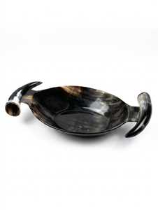 Ensemble de bols en corne de buffle polie, faits à la main, écologiques, légers, pour servir des salades, style médiéval vintage, pour la maison et la cuisine - Product Image 6