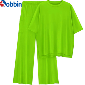 Conjuntos Deportivos Clásicos para Mujer, Personalizados y de Venta Caliente, Conjunto de Top y Pantalones Cortos de Manga Corta, Conjuntos Casuales Modernos para Mujer - Product Image 5
