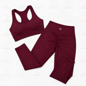 Women <b>Seamless</b> Yoga Set High Waist <b>Leggings</b> Sports Bra Gym Workout Fitness Activewear Training Wear Set - Product Image 4