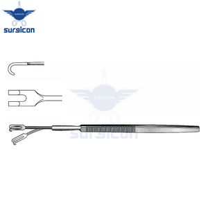 Retractor Quirúrgico Flexible de 2 Puntas con Gancho de 16 cm (6-1/4 Pulgadas), Retractor Quirúrgico de Acero Inoxidable con Gancho de 5x4 mm, Instrumento Médico - Product Image 4