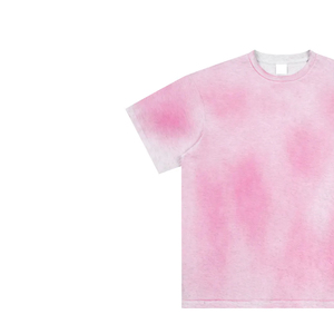 Camiseta de Manga Corta para Hombre, Cuello Redondo, Tejido de Punto, Corte Regular, Diseño Estampado Rosa Informal - Product Image 3