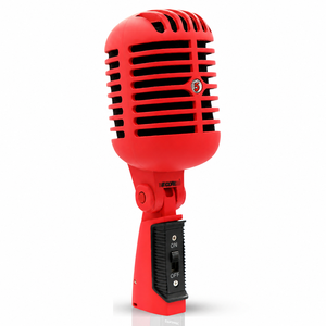Micrófono Vocal Dinámico Retro de 5 Núcleos, Estilo Vintage, Clásico, Cardioide, Unidireccional - Product Image 1