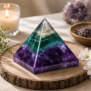 Pyramide de cristal multi-fluorite pour les acheteurs en gros de pierres précieuses - Product Image 1