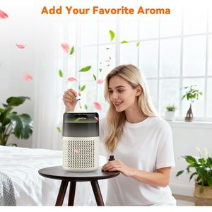 Purificador de Aire HEPA para Dormitorio, Eficaz para Eliminar Olores de Mascotas, Arena para Gatos, Polvo, Humo y Alergias - para Mascotas - Product Image 2