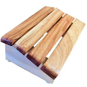 Wooden Footrest Under <b>Desk</b> Ergonomic Foot Rest <b>Stool</b> for Office Chair Computer <b>Desk</b> Home Office Leg Support Platform - Product Image 4
