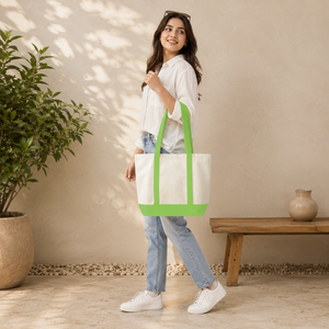 Premium Cotton <b>Tote</b> Shopping <b>Bag</b> Reusable Eco Friendly Grocery Market <b>Travel</b> Carryall Custom Print Daily Utility Lightweight <b>Bag</b> - Product Image 3